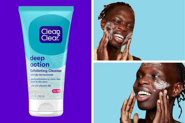 Get Clean & Clear Deep Action Cleanser for as Low as $3.39 on Amazon card image