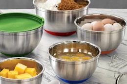5-Piece Mixing Bowl Set, Only $18.49 on Amazon card image