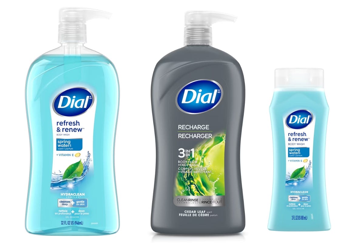 4 Dial Body Washes