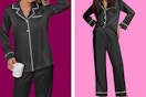 Ekouaer Satin Pajama Set