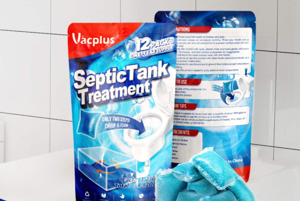 Septic Tank Treatment 12-Pack, as Low as $3.99 on Amazon