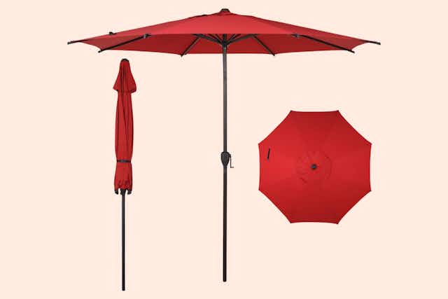 Large Outdoor Patio Umbrella, Only $29.99 on Amazon card image