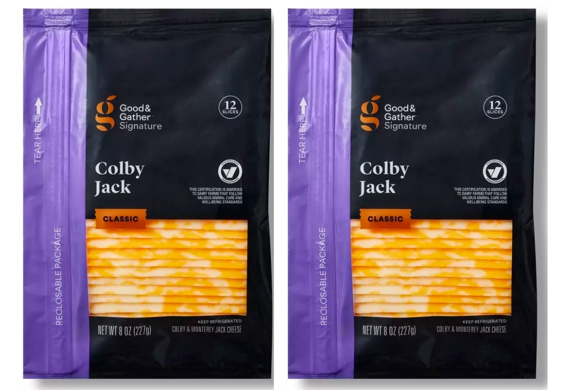 2 Good & Gather Signature Sliced Cheese