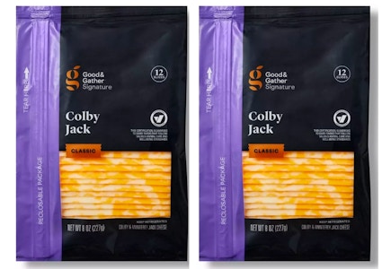 2 Good & Gather Signature Sliced Cheese