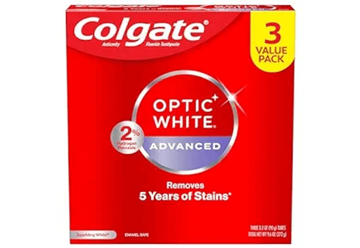 Colgate Optic White Toothpaste 3-Pack