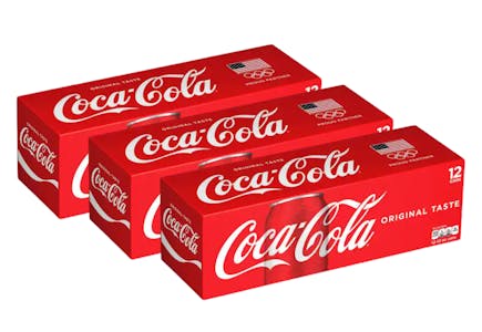 3 Coke 12-Packs