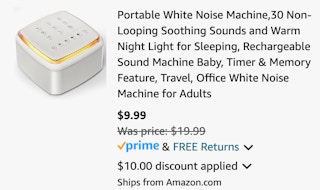 White Noise cart