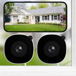 Window Security Camera 2-Pack