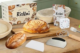 a sourdough starter kit