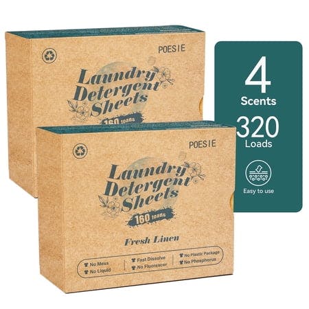 Laundry Detergent Sheets 2-Pack