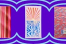 3 vera bradley beach towels together