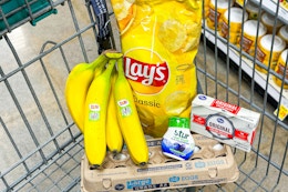 Free Bananas, Cream Cheese, Eggs, and More Grocery Freebies We're Shopping card image