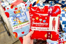 Kids' 2-Piece Character Valentine Pajamas, Only $10.98 at Sam's Club card image