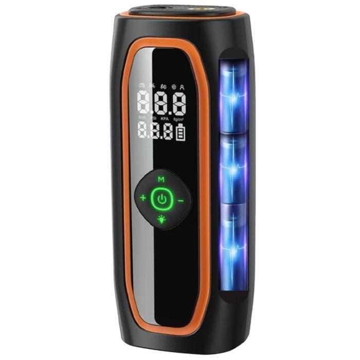 Portable Tire Inflator With Power Bank