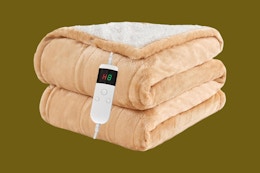 Electric Heated Throw Blanket, Just $28 on Amazon (Reg. $35) card image