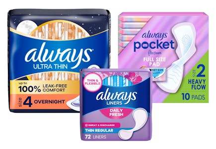 3 Menstrual Care Products