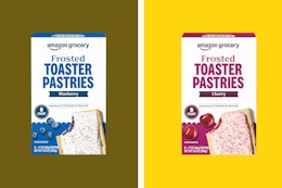 toaster pastries on a grid