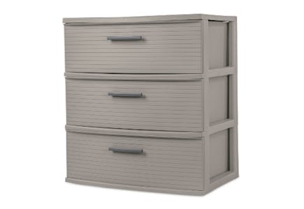 Brightroom 3-Drawer Wide Tower