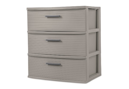 Brightroom 3-Drawer Wide Tower