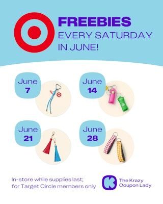 Target Summer Saturdays Charm Giveaway dates in 2025