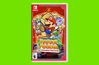 Paper Mario: The Thousand Year Door - Nintendo on a green background