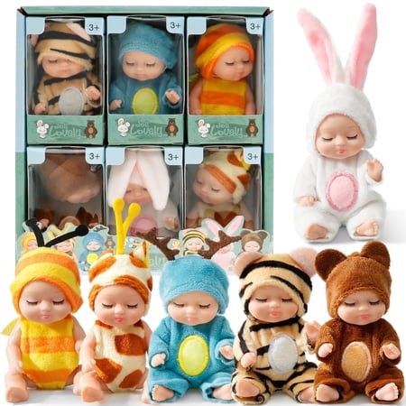 Mini Baby Dolls 6-Pack