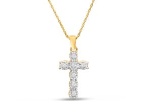 Diamond Cross Necklace