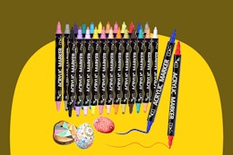 Dual-Tip Acrylic Paint Pens 24-Pack, Only $7 on Amazon card image