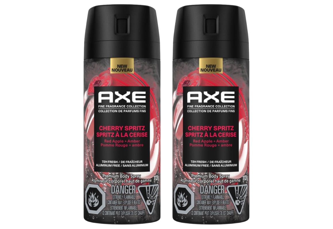 2 AXE Deodorant Body Sprays