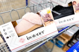 Isotoner Slippers, Just $10.98 at Sam's Club card image