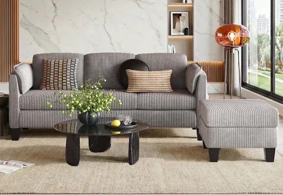 This Corduroy Sectional Is Only $199.99 at Walmart (Save 50%)