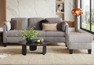 walmart corduroy sectional