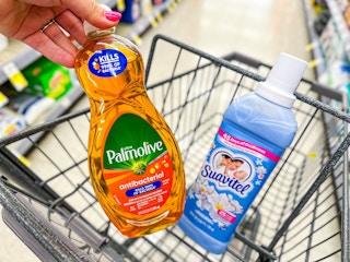 walgreens cart with palmolive and suavitel