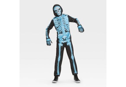 Kids' Skeleton Costume Jumpsuit