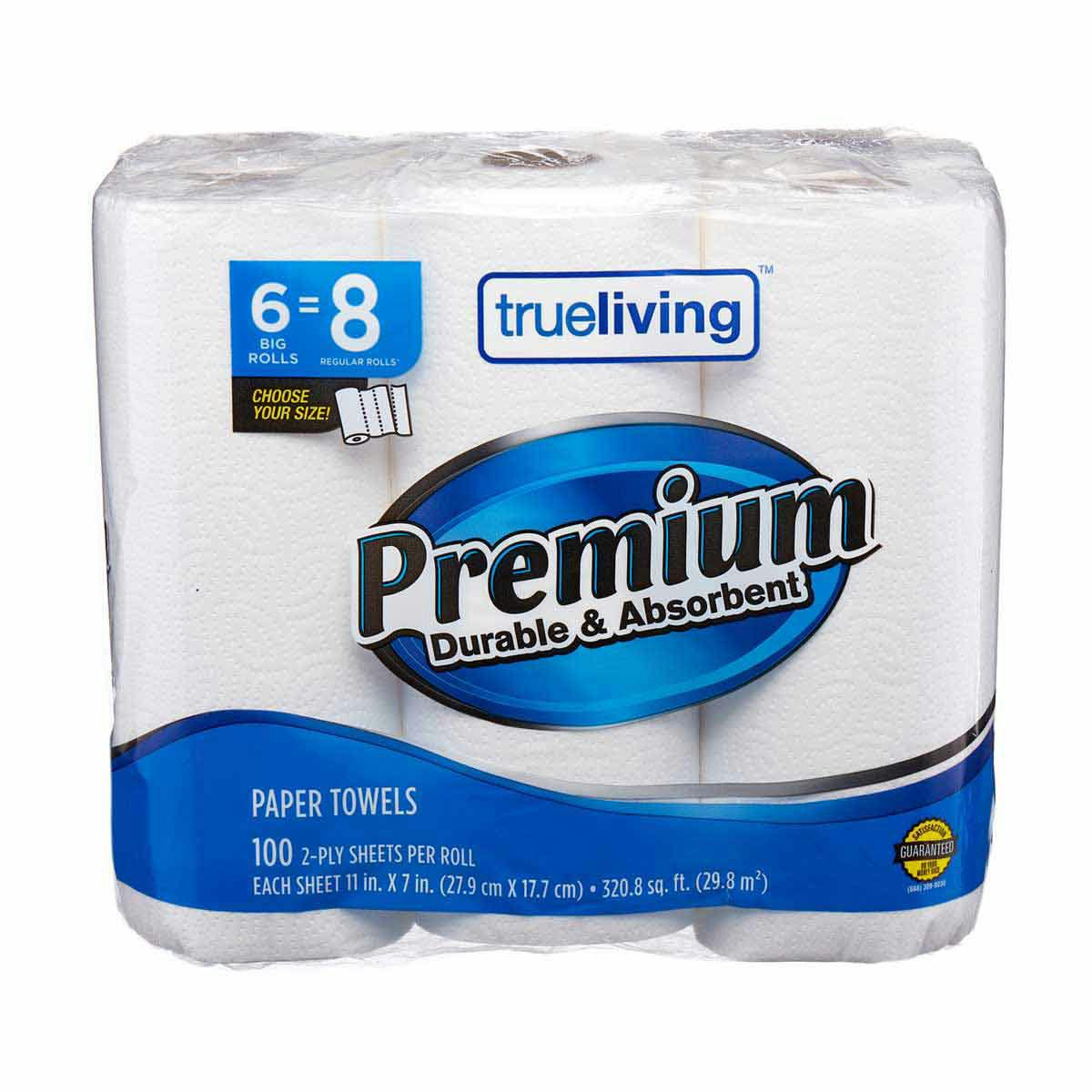 True Living Paper Towels