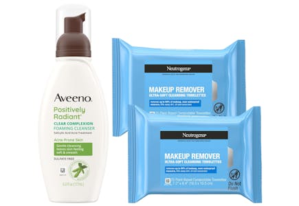 1 Aveeno + 2 Neutrogena