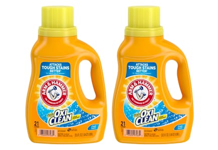 2 Arm & Hammer Laundry Detergents