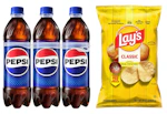 4 Pepsi + 4 Lay's Items