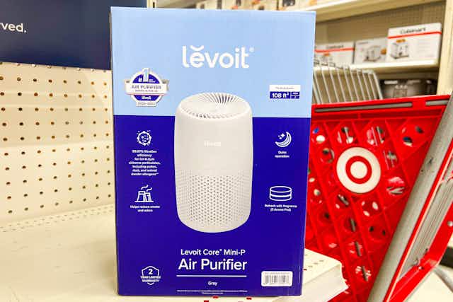 Grab a Levoit Air Purifier for Just $32 at Target card image