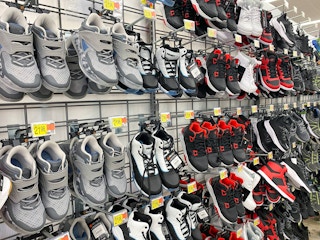 walmart boys shoes area