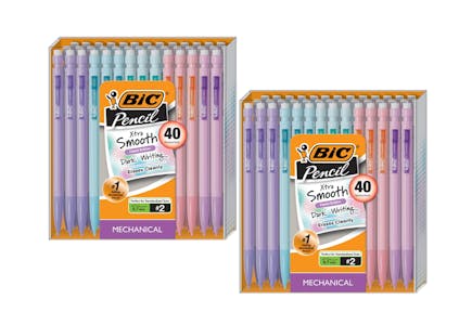2 Bic Mechanical Pencils Packs
