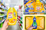dollar general suavitel, arm hammer, palmolive 3-photo collage