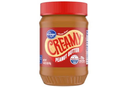 Kroger Peanut Butter Jar