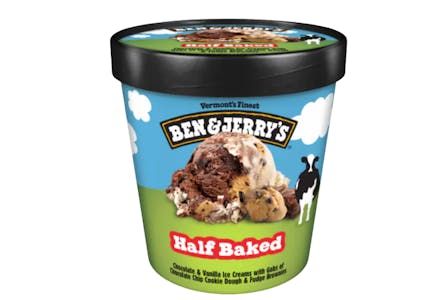 2 Ben & Jerry's Ice Cream Pints