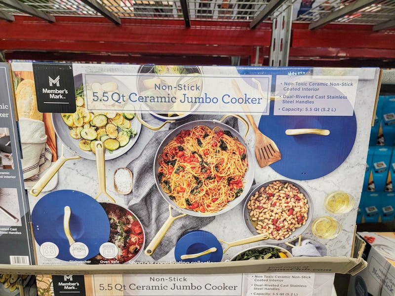 ceramic jumbo cooker pan