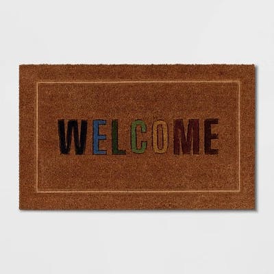 Threshold 'Welcome' Coir Doormat