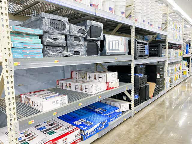Heavy-Duty Metal Shelving Unit, Over 60% Off at Walmart (Now Only $43) card image