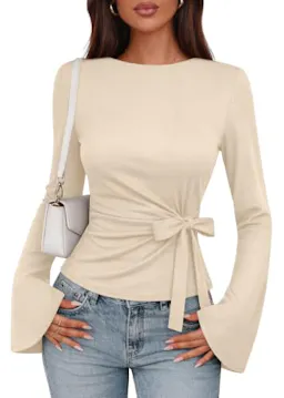 Womens Tie Waist Top