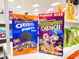 Target 2 for $9 Halloween cereal