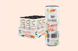 a pack of energy drinks